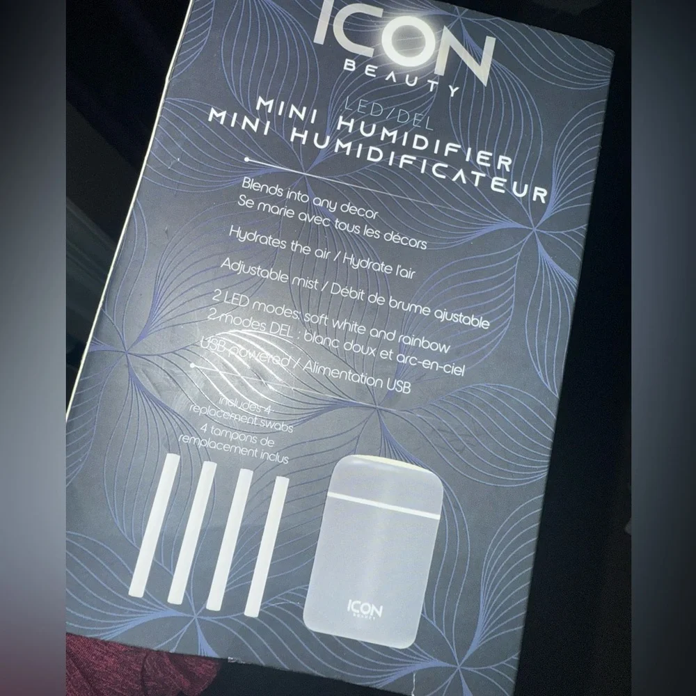 LED Mini Humidifier - Gray - Picture 2 of 3